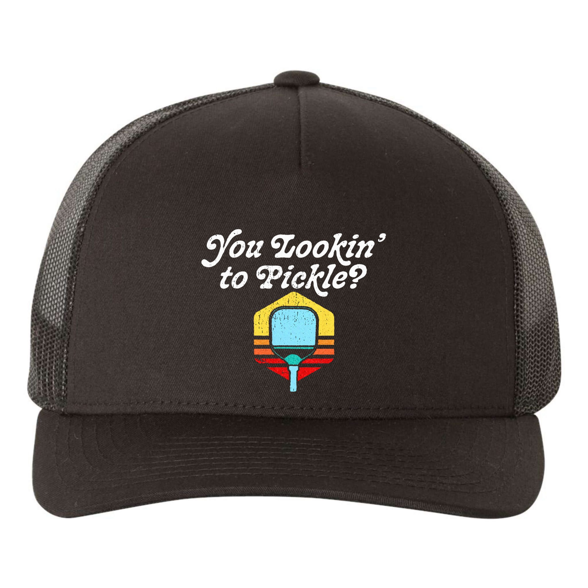 You Lookin To Pickle Pickleball Yupoong Adult 5-Panel Trucker Hat