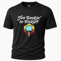 You Lookin To Pickle Pickleball Cooling Performance Crew T-Shirt