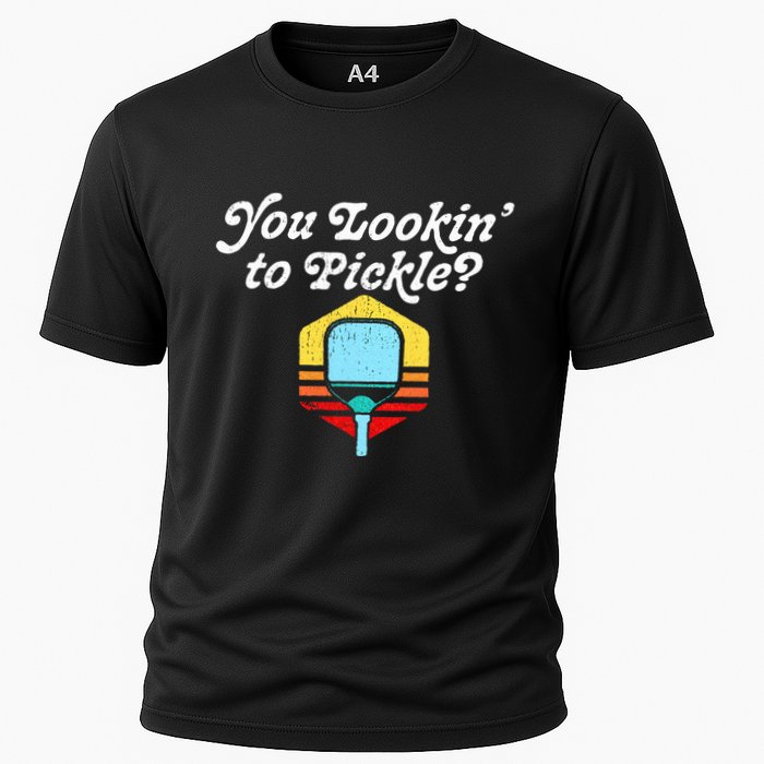 You Lookin To Pickle Pickleball Cooling Performance Crew T-Shirt