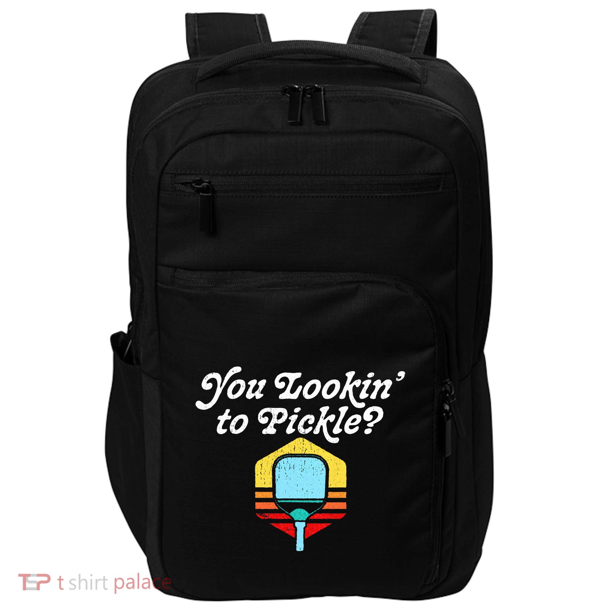 You Lookin To Pickle Pickleball Impact Tech Backpack