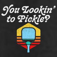 You Lookin To Pickle Pickleball Retro 80s Cool Comfort Performance Bucket Hat