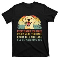 Yellow Labrador T Lab Dad Yellow Labrador Retriever T-Shirt