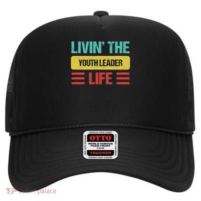 Youth Leader High Crown Mesh Back Trucker Hat