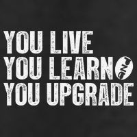 You Live You Learn You Upgrade Funny Design 25L Jumbo Tote