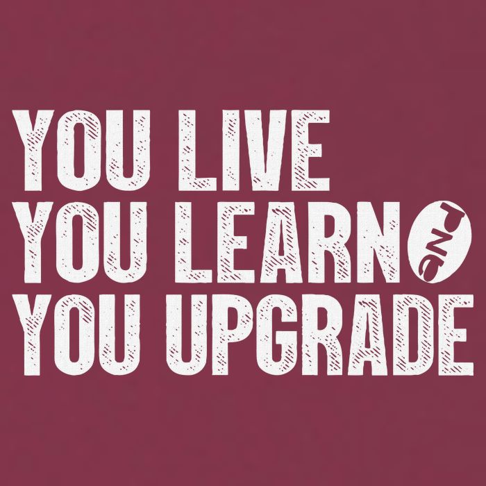 You Live You Learn You Upgrade Funny Design 16oz Travel Tumbler