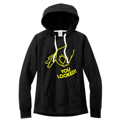 You Looked Women's Fleece Hoodie