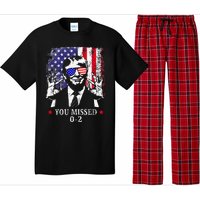 You Missed 0 2 Trump 2024 Us American Flag Pajama Set