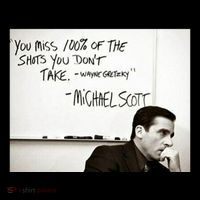 You Miss 100 Of The Shots You Don&X27;T Take. Wayne Gretzky. Michael Scott 7-Panel Snapback Hat