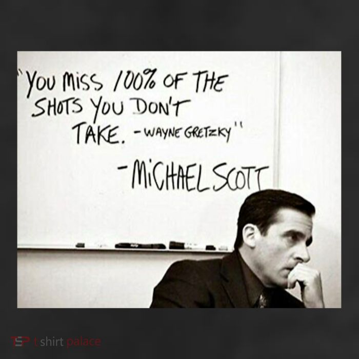 You Miss 100 Of The Shots You Don&X27;T Take. Wayne Gretzky. Michael Scott Adult Drive Performance Visor