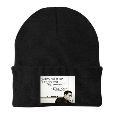 You Miss 100 Of The Shots You Don&X27;T Take. Wayne Gretzky. Michael Scott Beanie
