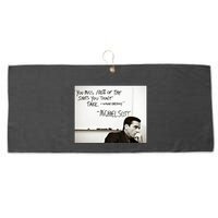 You Miss 100 Of The Shots You Don&X27;T Take. Wayne Gretzky. Michael Scott Large Microfiber Waffle Golf Towel
