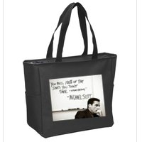 You Miss 100 Of The Shots You Don&X27;T Take. Wayne Gretzky. Michael Scott Zip Tote Bag