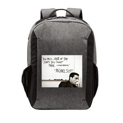 You Miss 100 Of The Shots You Don&X27;T Take. Wayne Gretzky. Michael Scott Vector Backpack