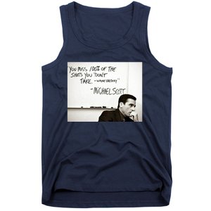 You Miss 100 Of The Shots You Don&X27;T Take. Wayne Gretzky. Michael Scott Tank Top