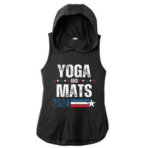 Yoga & Mats 2024 Funny Election Campaign 24 Ladies PosiCharge Tri-Blend Wicking Draft Hoodie Tank