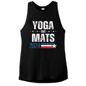 Yoga & Mats 2024 Funny Election Campaign 24 Ladies PosiCharge Tri-Blend Wicking Tank