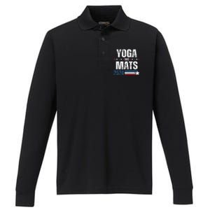 Yoga & Mats 2024 Funny Election Campaign 24 Performance Long Sleeve Polo