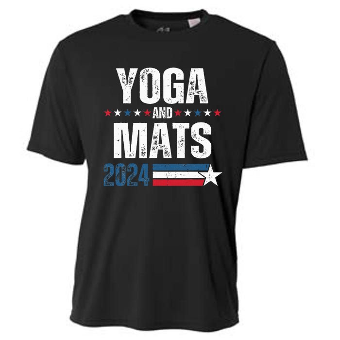 Yoga & Mats 2024 Funny Election Campaign 24 Cooling Performance Crew T-Shirt