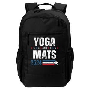 Yoga & Mats 2024 Funny Election Campaign 24 Daily Commute Backpack