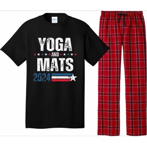 Yoga & Mats 2024 Funny Election Campaign 24 Pajama Set