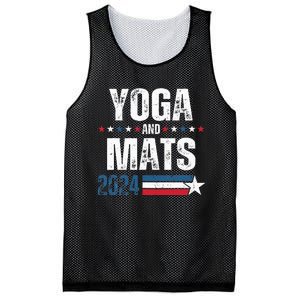 Yoga & Mats 2024 Funny Election Campaign 24 Mesh Reversible Basketball Jersey Tank