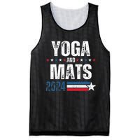 Yoga & Mats 2024 Funny Election Campaign 24 Mesh Reversible Basketball Jersey Tank