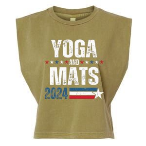 Yoga & Mats 2024 Funny Election Campaign 24 Garment-Dyed Women's Muscle Tee