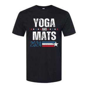 Yoga & Mats 2024 Funny Election Campaign 24 Softstyle CVC T-Shirt