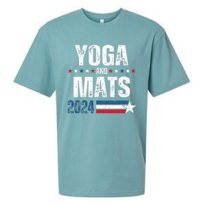 Yoga & Mats 2024 Funny Election Campaign 24 Sueded Cloud Jersey T-Shirt