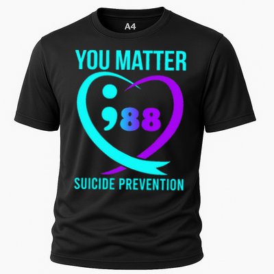 You Matter 988 Suicide Prevention Awareneess Performance Shirt