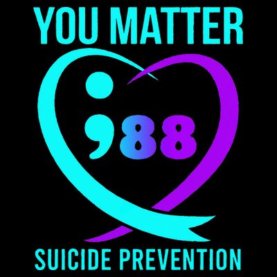 You Matter 988 Suicide Prevention Awareneess T-Shirt