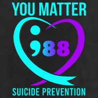You Matter 988 Suicide Prevention Awareneess Adult Drive Performance Visor