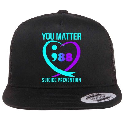 You Matter 988 Suicide Prevention Awareneess Flatbill Hat