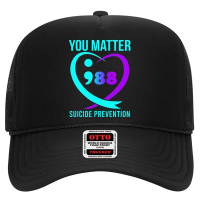 You Matter 988 Suicide Prevention Awareneess Trucker Hat