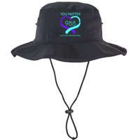 You Matter 988 Suicide Prevention Awaremess Heart Legacy Cool Fit Booney Bucket Hat