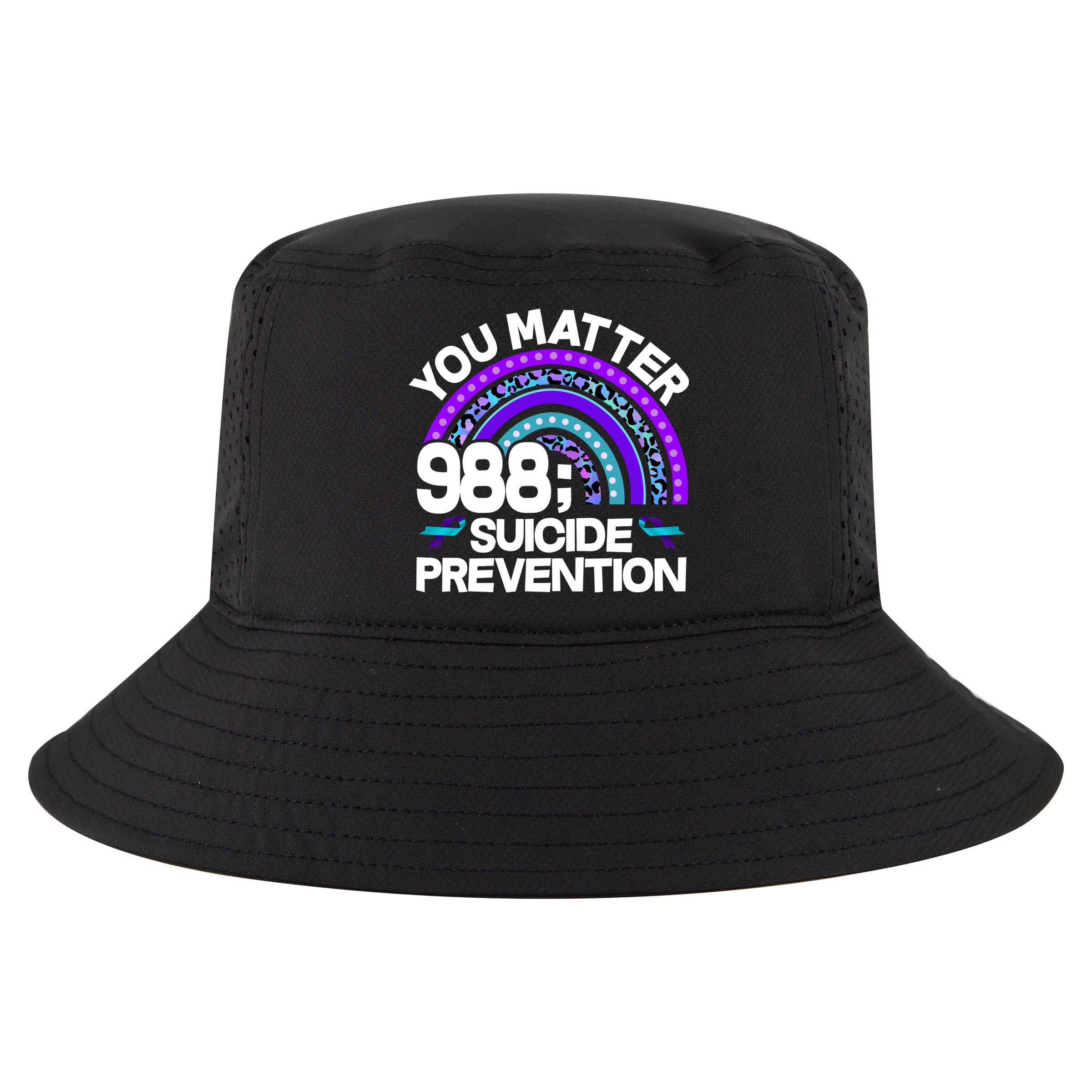 You Matter 988 Semicolon Suicide Prevention Cool Comfort Performance Bucket Hat