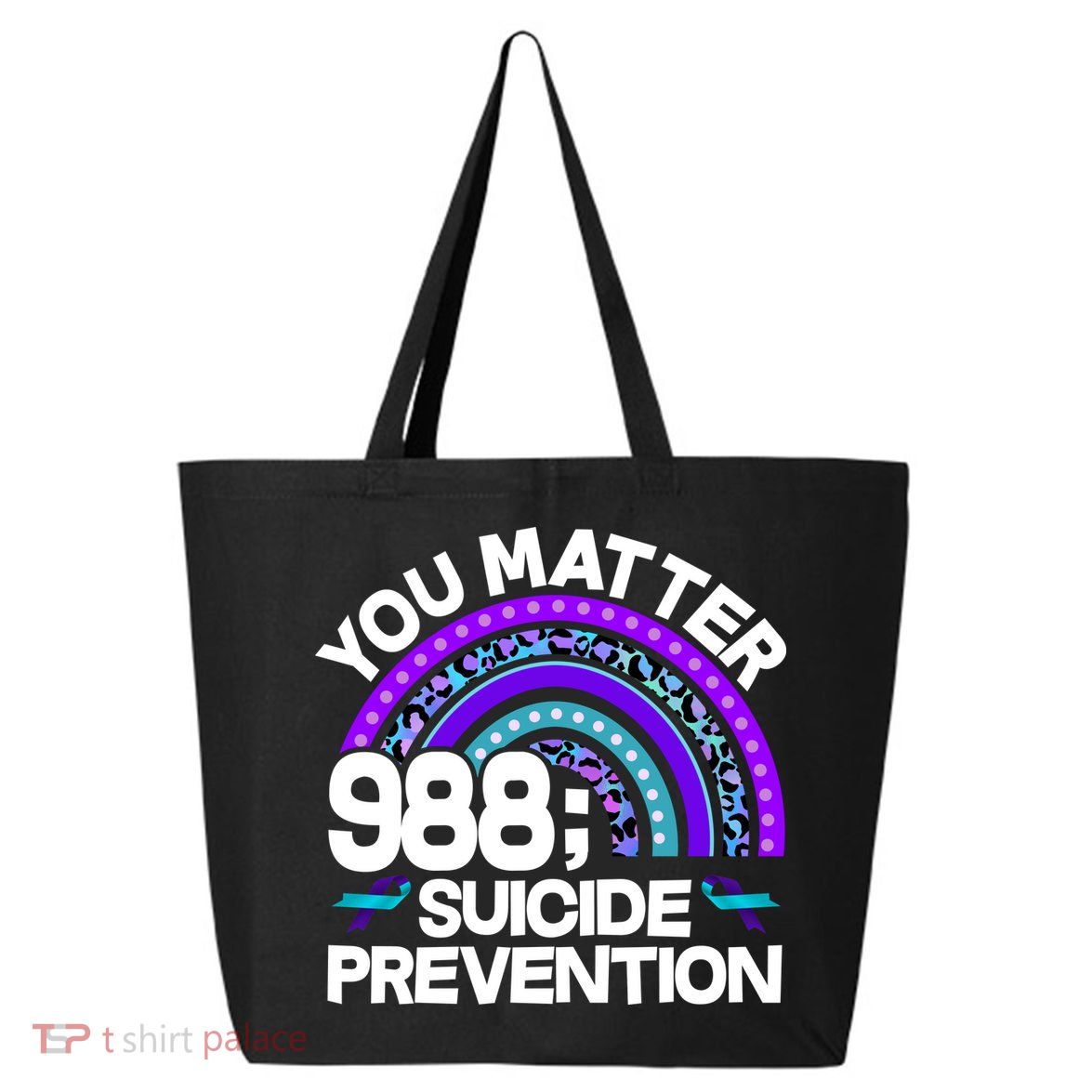 You Matter 988 Semicolon Suicide Prevention 25L Jumbo Tote
