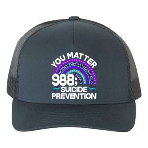 You Matter 988 Semicolon Suicide Prevention Yupoong Adult 5-Panel Trucker Hat