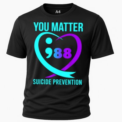 You Matter 988 Suicide Prevention Awareneess Performance Shirt