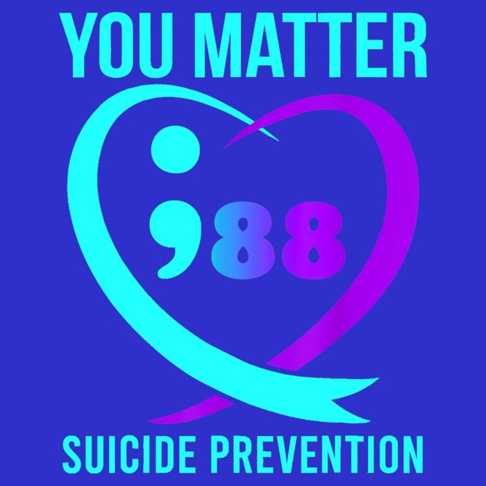 You Matter 988 Suicide Prevention Awareneess 16 in Basic Backpack