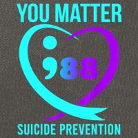 You Matter 988 Suicide Prevention Awareneess Cotton Canvas Backpack