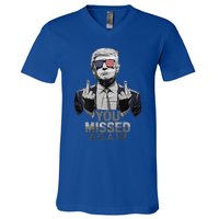 You Missed Again You Missed 2.0 Us Flag 2024 V-Neck T-Shirt