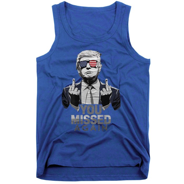 You Missed Again You Missed 2.0 Us Flag 2024 Tank Top