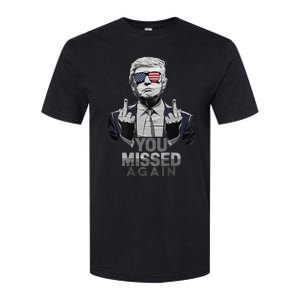 You Missed Again You Missed 2.0 Us Flag 2024 Softstyle CVC T-Shirt