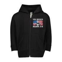 You Missed Again Toddler Zip Fleece Hoodie