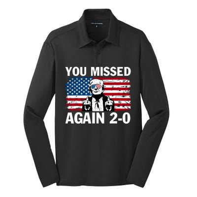 You Missed Again Silk Touch Performance Long Sleeve Polo