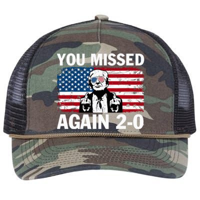 You Missed Again Retro Rope Trucker Hat Cap