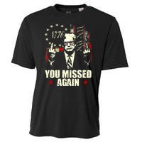 You Missed Again You Missed Cooling Performance Crew T-Shirt