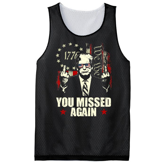 You Missed Again You Missed Mesh Reversible Basketball Jersey Tank