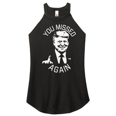 You Missed Again You Missed Women’s Perfect Tri Rocker Tank